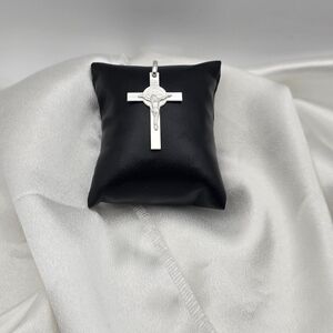 Sterling Silver 925 Goth Cross Pendant